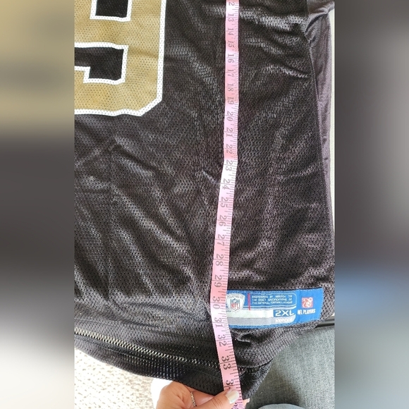 Reebok Onfield Drew Brees New Orleans Saints Jersey Mens Size 2XL. - Picture 6 of 7